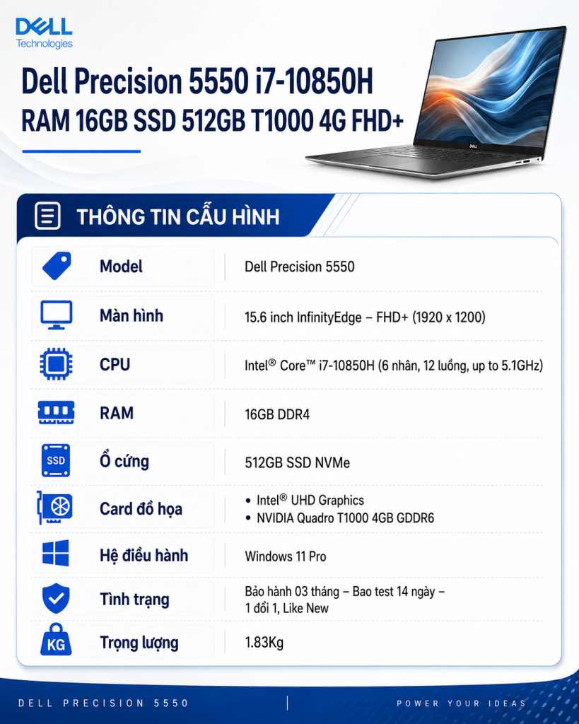Precision 5550 FHD